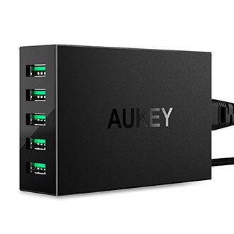 Aukey PA-U33 5-Port (50W / 10A) USB Wall Charger