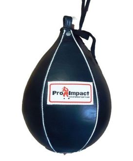 Pro Impact Genuine Leather Speedbag Punch Bag (Medium)