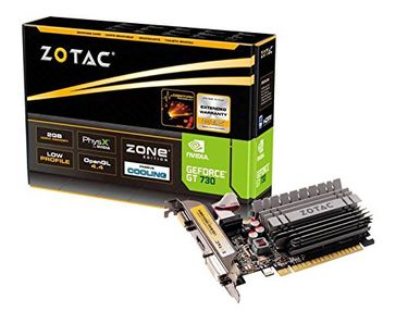 Zotac GeForce GT 730 2GB DDR3 ZONE Edition Graphics Card