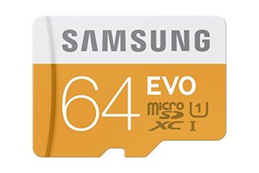 Samsung EVO 64GB MicroSDXC Class 10 (48MB/s) Memory Card (With SD Adaptor)