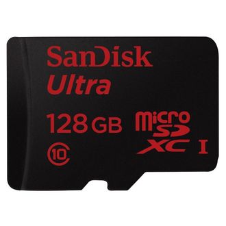 SanDisk Ultra 128GB MicroSDXC Class 10 (80MB/s) Memory Card