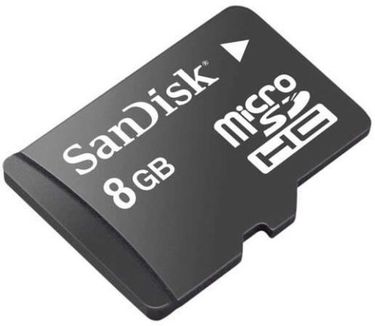 SanDisk 8GB MicroSDHC Class 4 (15MB/s) Memory Card