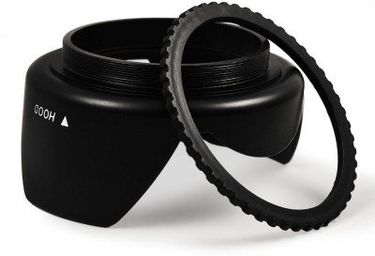 Omax 62mm Professional Flower / Petal Hard Lens Hood