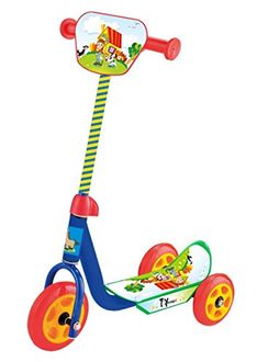 Toy House Lil' Skate Scooter For Preschool Kids (With Front Basket)