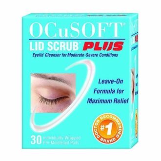 Ocusoft Lid Scrub Plus Pre-moistened Pads Individually Wrapped (30 Pads) (Set of 4)