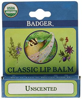 Badger Organic Balm Lip Stick (Unscented)
