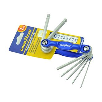 Goodyear GY10473 Folding Hex Key Set (Standard)