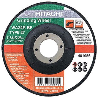 Hitachi 700125 Depressed Center Grinding Wheel