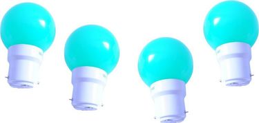 VPL India 0.5W Green LED Bulb (Pack of 4)