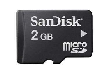 SanDisk MicroSD 2GB Memory Card