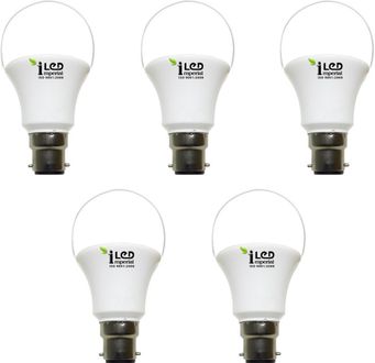 Imperial 7W-WW-BC22-3595 LED Premium Bulb (Yellow, Pack of 5)