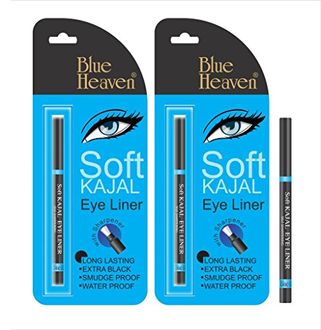 Blue Heaven Kajal Eye Liner Combo (Extra Black) (Set of 2)