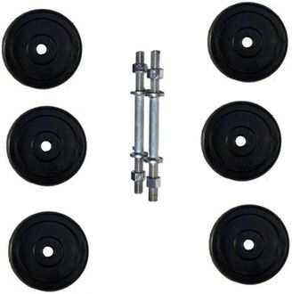 Nylon Pure Adjustable Dumbbell 6Kg With Rod