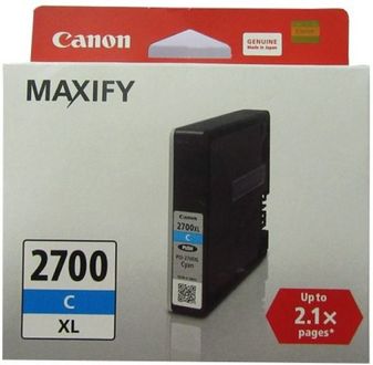 Canon PGI 2700 XL Cyan Ink Cartridge