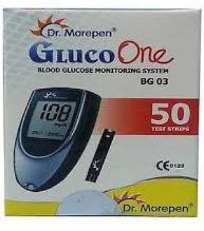 Dr. Morepen BG03 Glucometer Strips (50 Strips)
