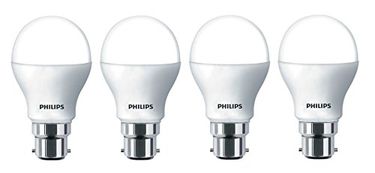 Philips Ace Saver 9W 806 L B22 LED Bulb (Crystal White, Pack of 4)