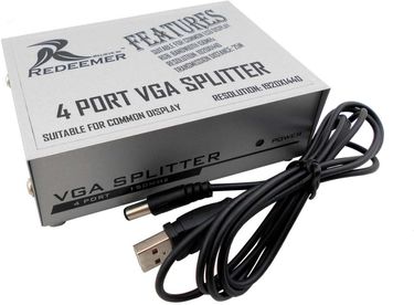 Redeemer 4 Port VGA Splitter Selector Box