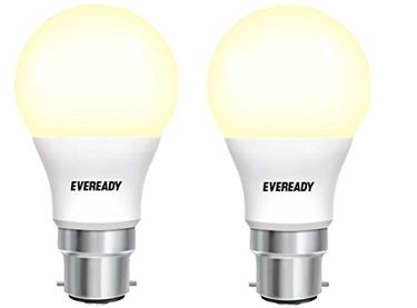 Eveready 9W B22 810L LED Bulb (Yellow, Pack Of 2)