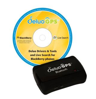 Deluo 32-029-09 Bluetooth GPS with Live Search (For Blackberry)
