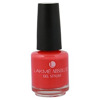 Lakme  Absolute Gel Stylist Nail Color (Coral Rush)