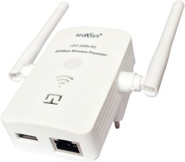 Leoxsys (LEO-300N-R2) 300Mbps Wireless Repeater