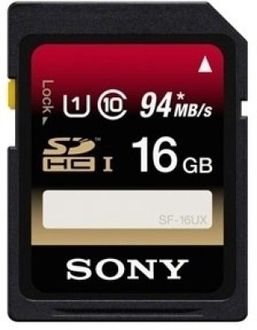 Sony SF-16Ux 16GB  94MB/s Class 10 SDHC Memory Card