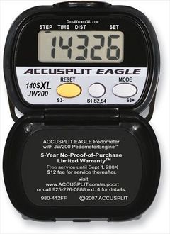 Accusplit AE140SXL-BX Eagle Pedometer Step Counter