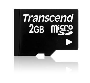 Transcend 2GB MicroSD Memory Card (With Adapter)