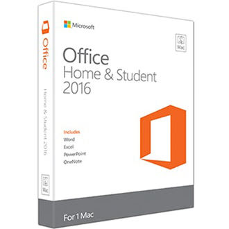 Microsoft Office Home and Student 2016 (for 1 Mac Only Key)