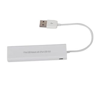 Technotech (TT-USBLAN-3PHUB) USB RJ45 10/100Mbps Ethernet Network LAN Adapter Card with 3-Ports USB Hub