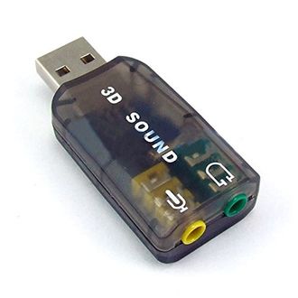 Technotech (TT-USBSCARD-2CH-V1) 5.1 USB Sound Card Adapter