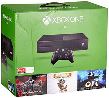 Microsoft Xbox One 1TB Console -3 Games Holiday Bundle (Gears of War: Ultimate Edition/Rare Replay/Orid and Blind Forest)
