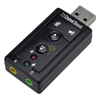 Technotech (TT-USBSCARD-2CH-V3) USB Sound Card Adapter