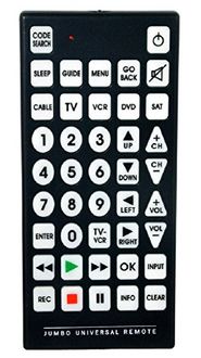 QFX REM-115 Jumbo 8-1 Universal Remote Controller