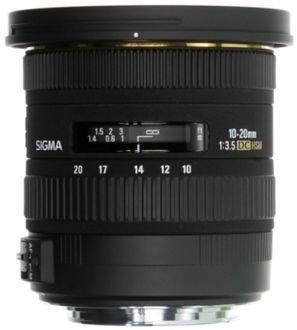 Sigma 10-20mm f/3.5 EX DC HSM Lens (For Sigma DSLR)
