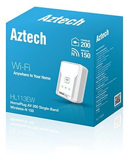 Aztech HomePlug (HL113EW) Wireless-N 150Mbps Extender