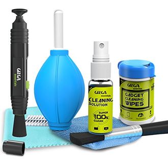 Gizga Essentials Professional Lens Pen & 6-in-1 Cleaning Kit & Professonal Wipes