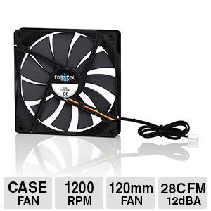 Fractal Design Silent Series R2 120mm Blackout Edition (FD-FAN-SSR2-120) Cooling Fan
