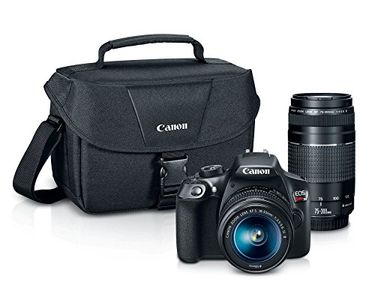 Canon EOS Rebel T6 DSLR Camera (with EF-S 18-55mm & EF 75-300mm Zoom Lenses)