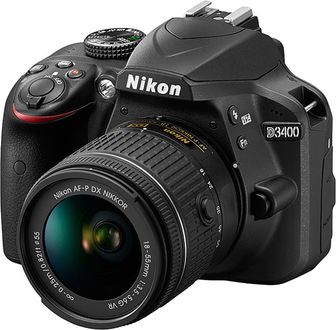 Nikon D3400 AF-P DX DSLR (with 18-55mm Lens)