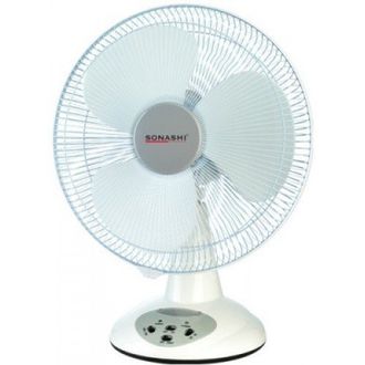 Sonashi SRF-014  3 Balde Rechargeable Table Fan