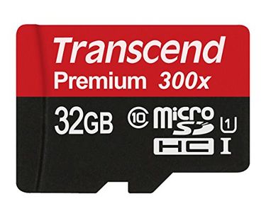 Transcend Premium 400x 32GB MicroSDHC Class 10 (60MB/s) UHS-1 Memory Card