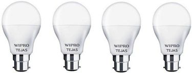 Wipro Tejas 9W B22 LED Bulb (Cool Day Light, Pack Of 4)
