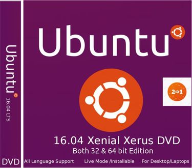 Ubuntu 16.04 LTS (32 & 64 Bit) Operating System