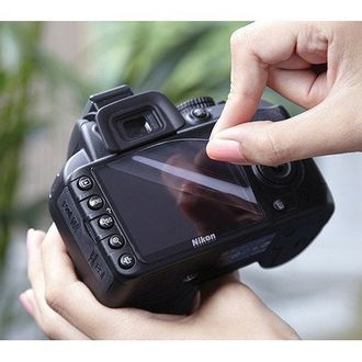 MOBSTAR Ultra Clean Screen Guard (With Wet&Dry Cleaning Paper) (For Nikon D3400)