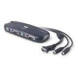Belkin F1DJ104P-B 4-Port KVM Switch (bundled with cables, PS/2)