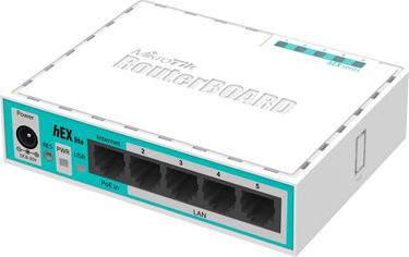 MikroTik RouterBOARD hEX lite (RB750r2) 5 ports Router