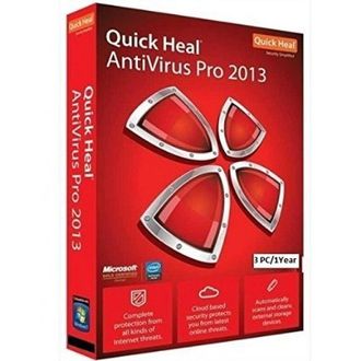 Quick Heal Pro 2013 3 User 1 Year AntiVirus