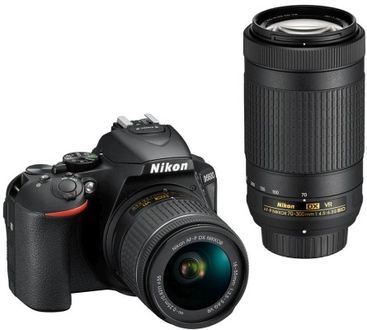 Nikon D5600 DSLR Camera ( With AF-P DX Nikkor 18 - 55mm F/3.5-5.6G VR & AF-P DX Nikkor 70-300 MM F/4.5-6.3G ED VR Lens )