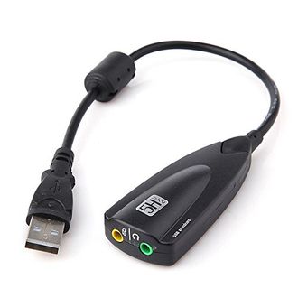 Technotech (TT-USB-SOUNDCARD-5HV2) USB External Stereo Sound Card Adapter